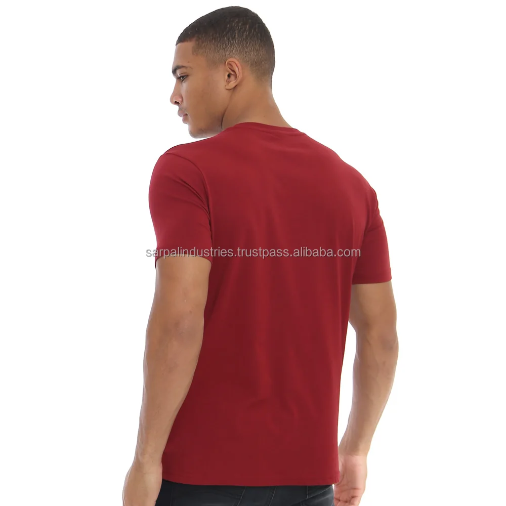  Оптовая продажа обтягивающая футболка из хлопка и полиэстера под заказ