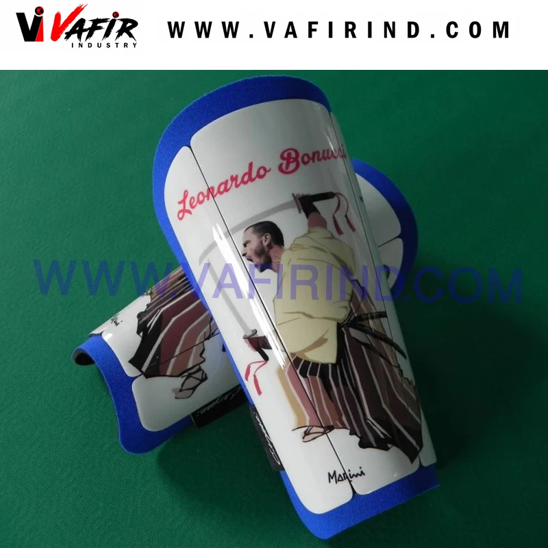 Customize 3 pieces Soccer Fiberglass Shinguard VI-SG051