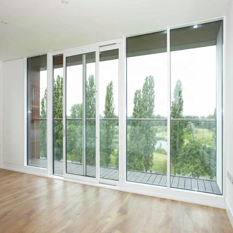 
hottest slide rollup 3 panel glass sliding door compartment 