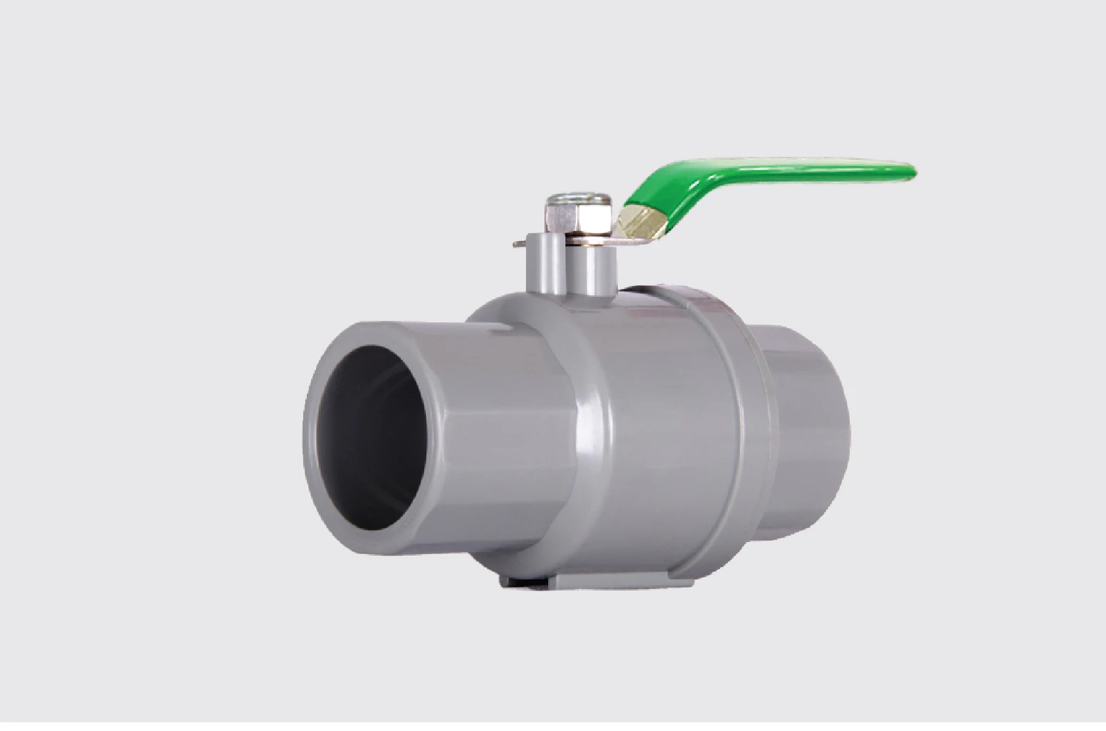 One Atmosphere Hand Operated PVC Ball Valve Stainless Steel Handle Stainless Steel Ball Export From Vietnam