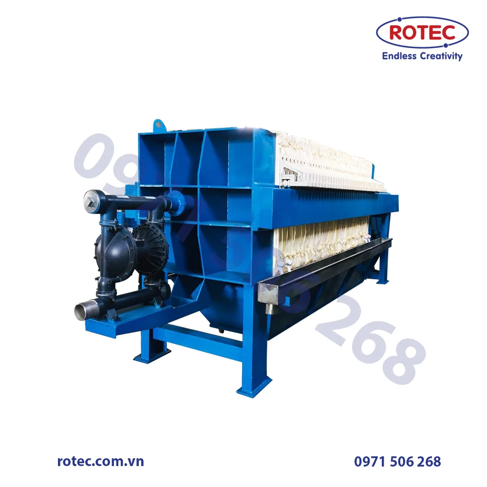 Vietnam Construction Works Industry Sludge Dewatering Filter Plate Press Machine