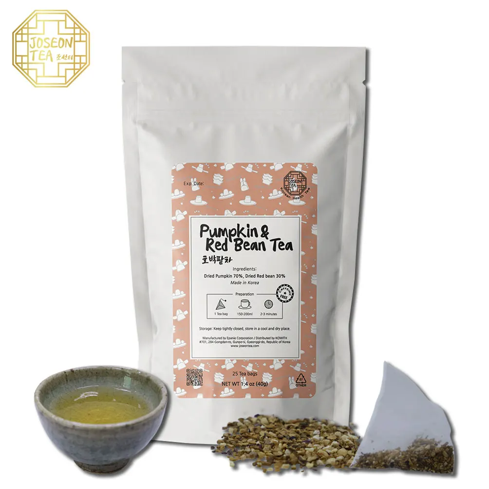 Корейский полезный имбирный чай, корневой чай Balloonflower в пирамидном треугольном фильтре, чайные пакетики, оригинал, Сделано в Корее