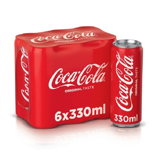 Factory Bottled Cold Cool Soft Drinking Coca Cola 330ml