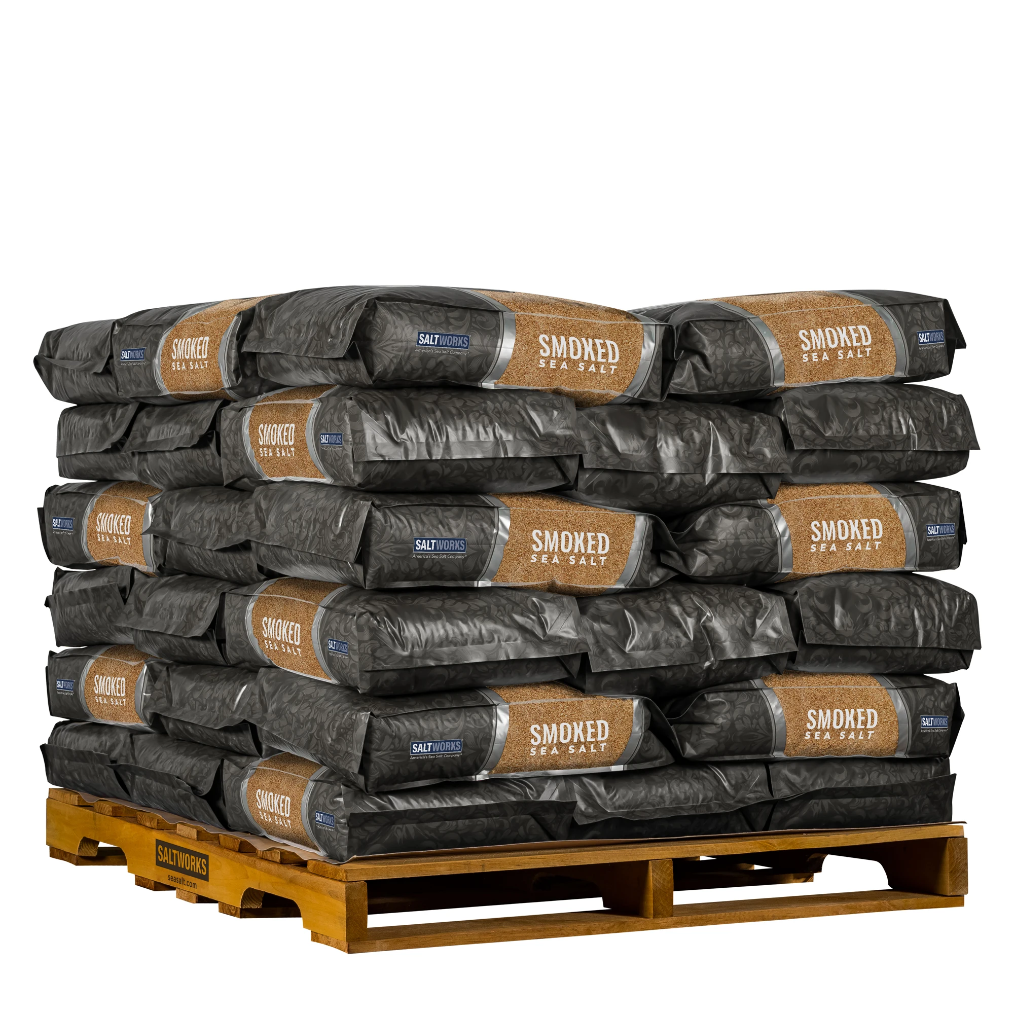 SaltWorks Yakima Applewood Smoked Sea Salt, Bulk Smoked Sea Salt