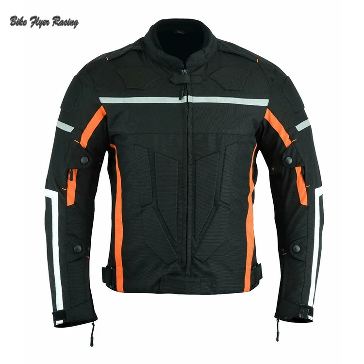 Motorcycle Motorbike Jacket Touring Textile Cordura Jackets Waterproof all Weather Resistant Polyester Cordura