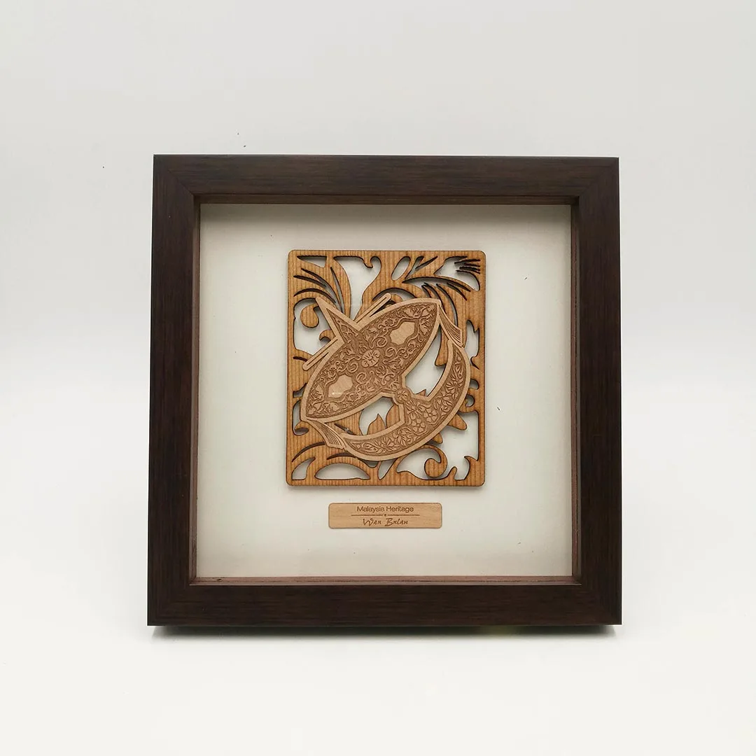 
Малазийская специальная деревянная рама Wau, изготовлена из фанеры и фанеры 