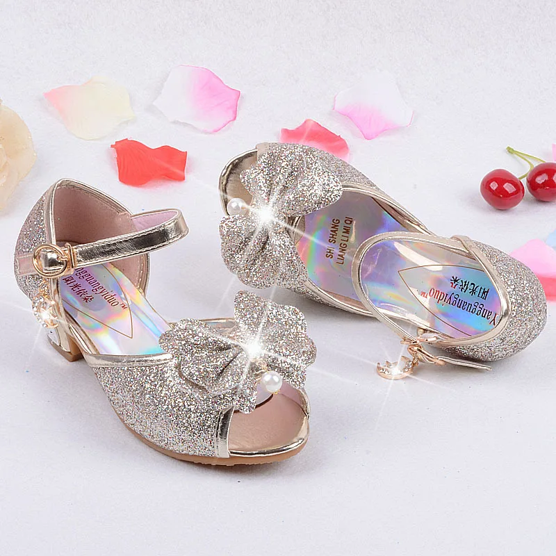 
Hot Sale Rhinestone Sandals Dance Shoes Beauty kids Shoes Heel Girls Latin Dance Shoes 