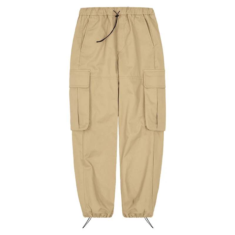 Custom Printing Logo Sportswear Track Trousers Drawstring Pants With Pockets Man Trousers Casual Cargo Pants Sweatpants Joggers