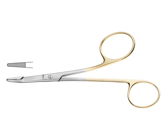 CRILE-WOOD Иглодержатель T/C (карби) 15 см-изогнутые хирургические стоматологических инструментов