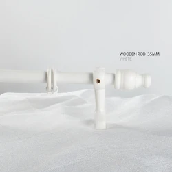 35mm Wooden curtain Rod