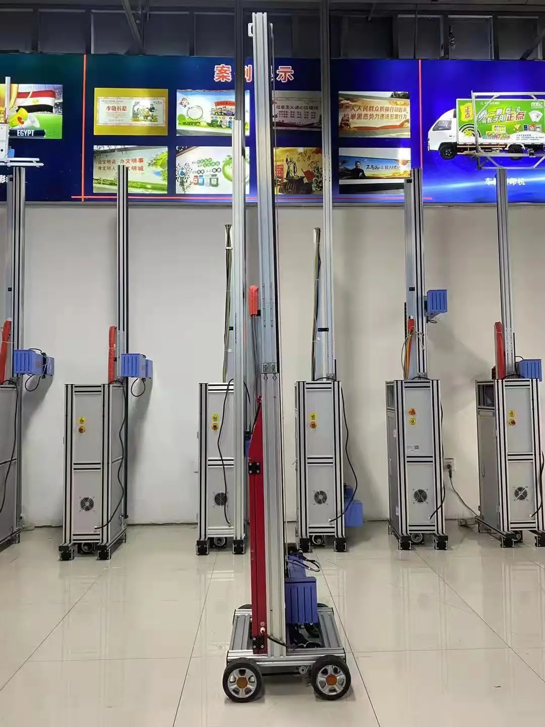 MJ-2000X UV 3D Wall Painting Machine CMYKW Vertical Wall Printer Direct To Wall High Resolution