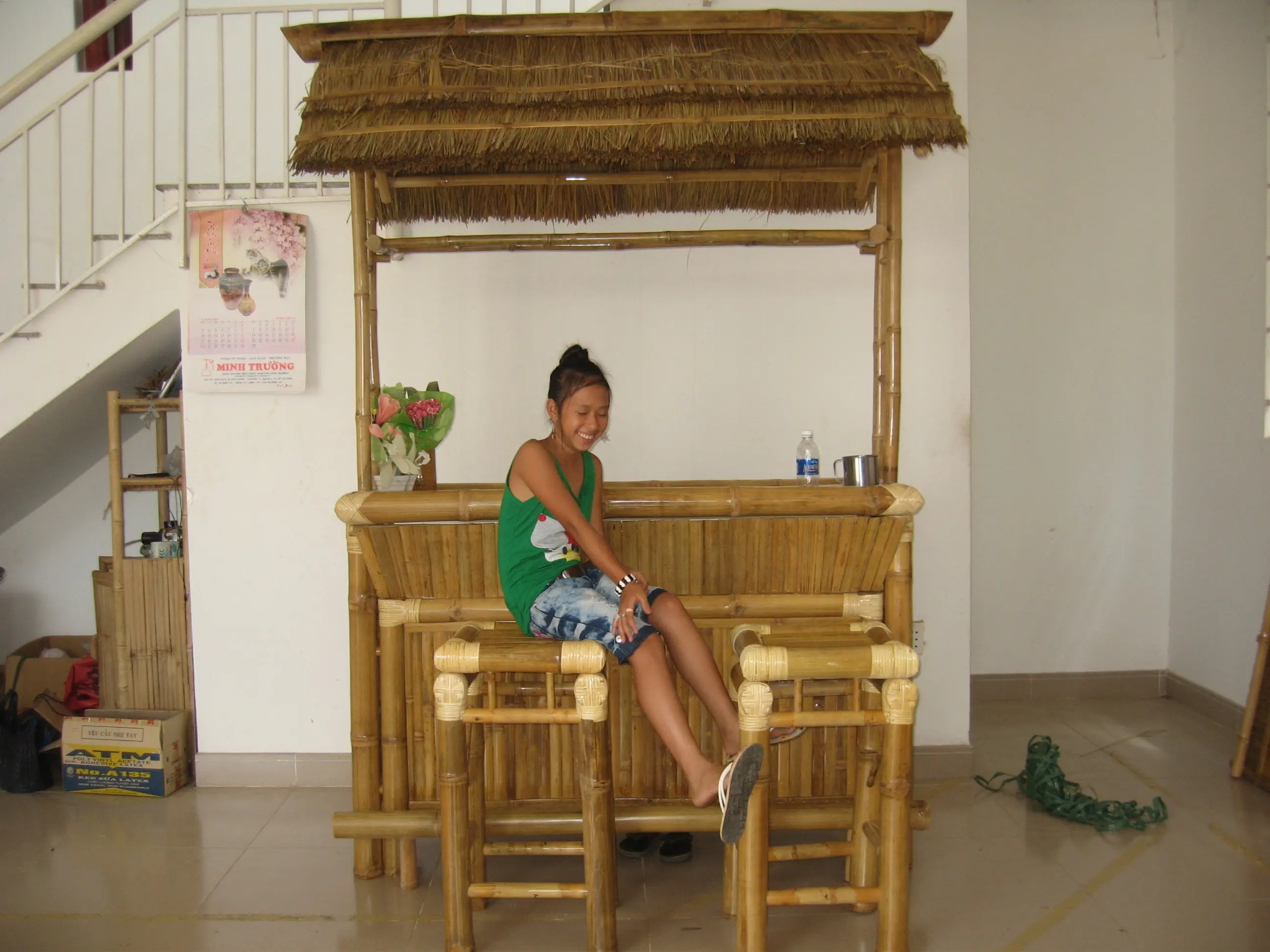 Бамбуковый бар TIKI для курорта, встречи, отдыха