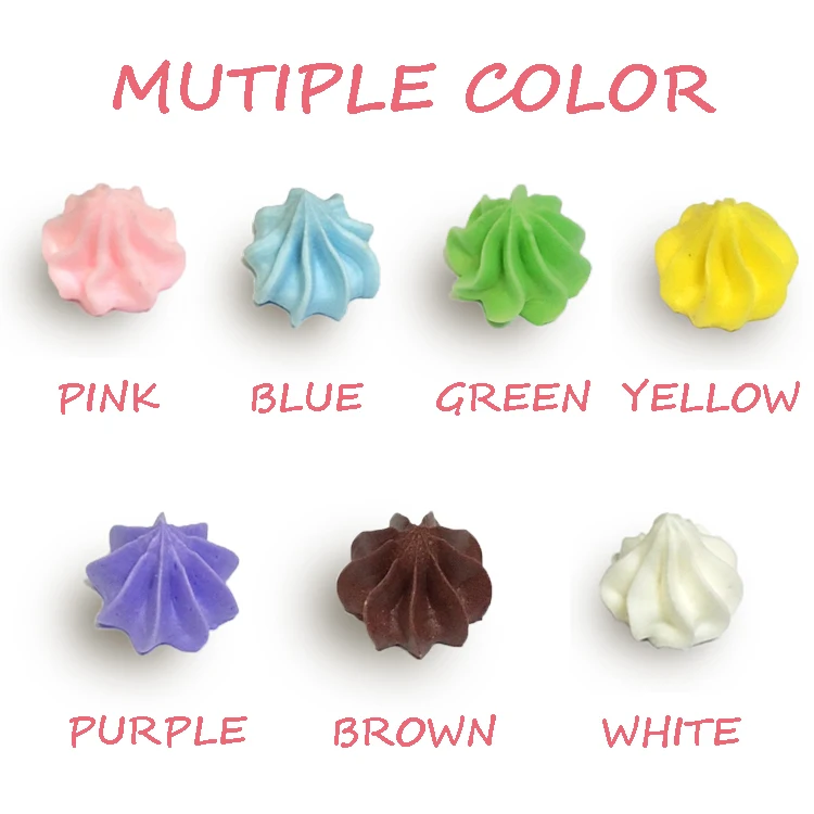  Light Color Dough Icing Whipped Cream