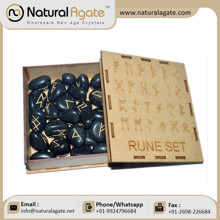 Руны наборы руны лечебный набор с карманом | Оптовая продажа кристаллов: гравированный камень драгоценный агат фэн-шуй любовь
