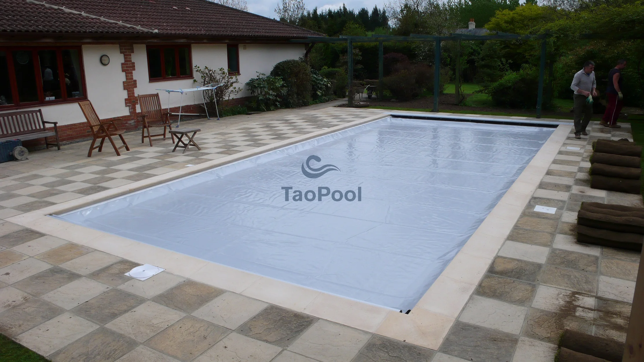 New Design Customized PVC Tarp Swimming Pool Cover Safety For Outdoor Use