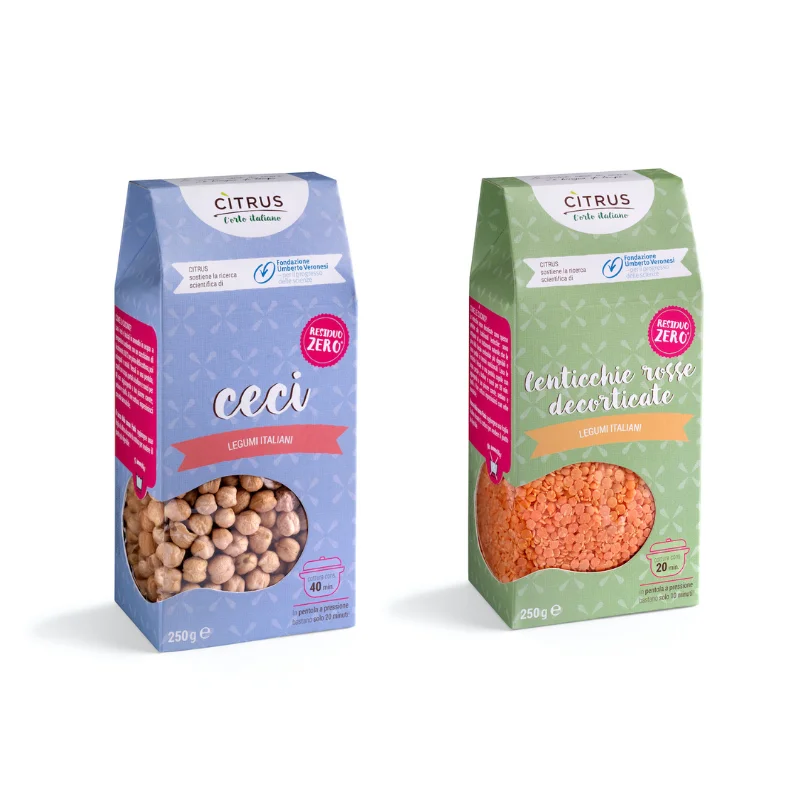 Высококачественный Итальянский Нут И очищенная красная чечечевица, итальянская еда и напитки, органический нут для супермаркетов