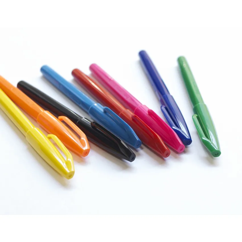 FOR Pentel STA-S520 TOUCH BRUSH Soft Paint Pen signature pen Color Pen Graffiti Painting