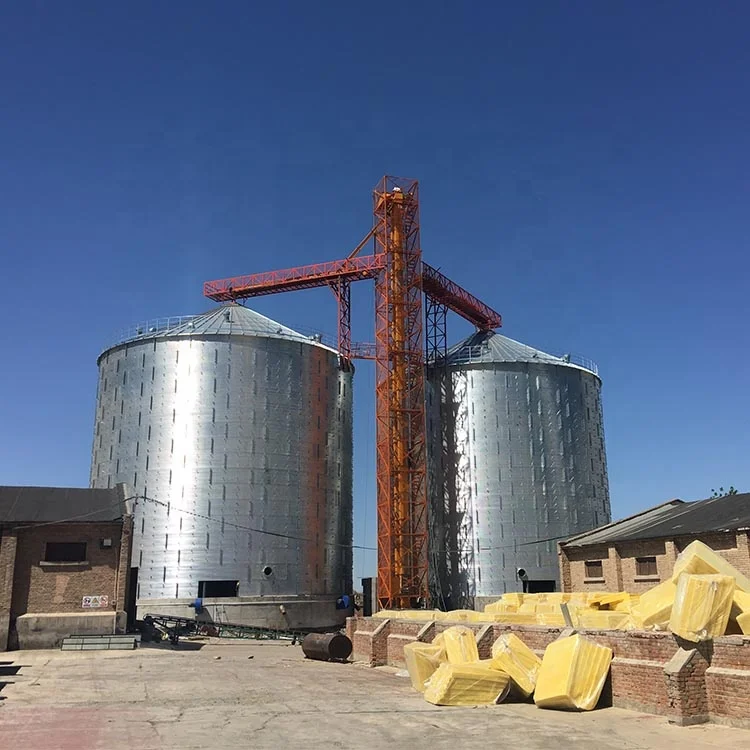 
Assembly type galvanized steel silos feeding silo grain corn paddle silo 