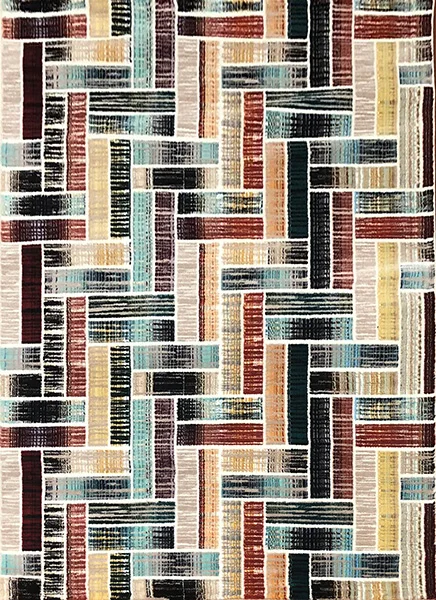 Роскошная оптовая цена для использования в помещении 11 мм тепловой набор полипропиленовые прямоугольные классические многоцветные тканые коврики