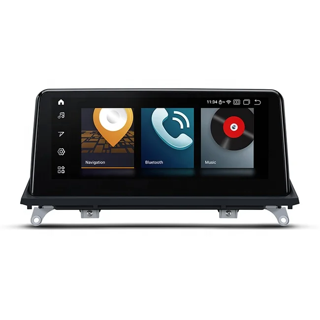 10,25 сенсорный экран android автомобильный cd-плеер для BMW X5 E70 , X6 E71 CIC система со встроенным apple car play