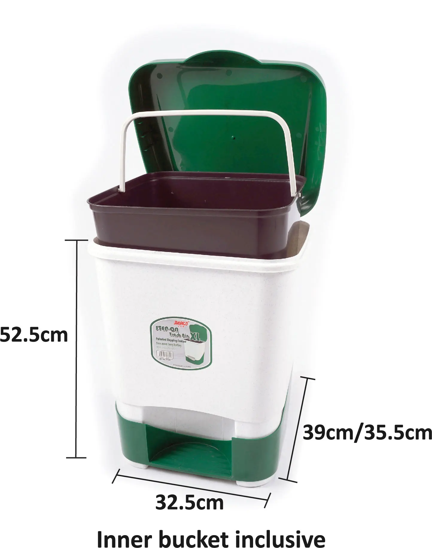 Malaysia Manufacturing Supplier Stylish 4,8,12 Gallon Step Round and Square Step Bin