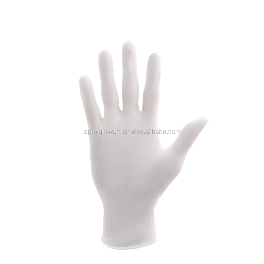 APEX GLOVE Guantes латекс 5 4 г от поставщика из Малайзии на продажу