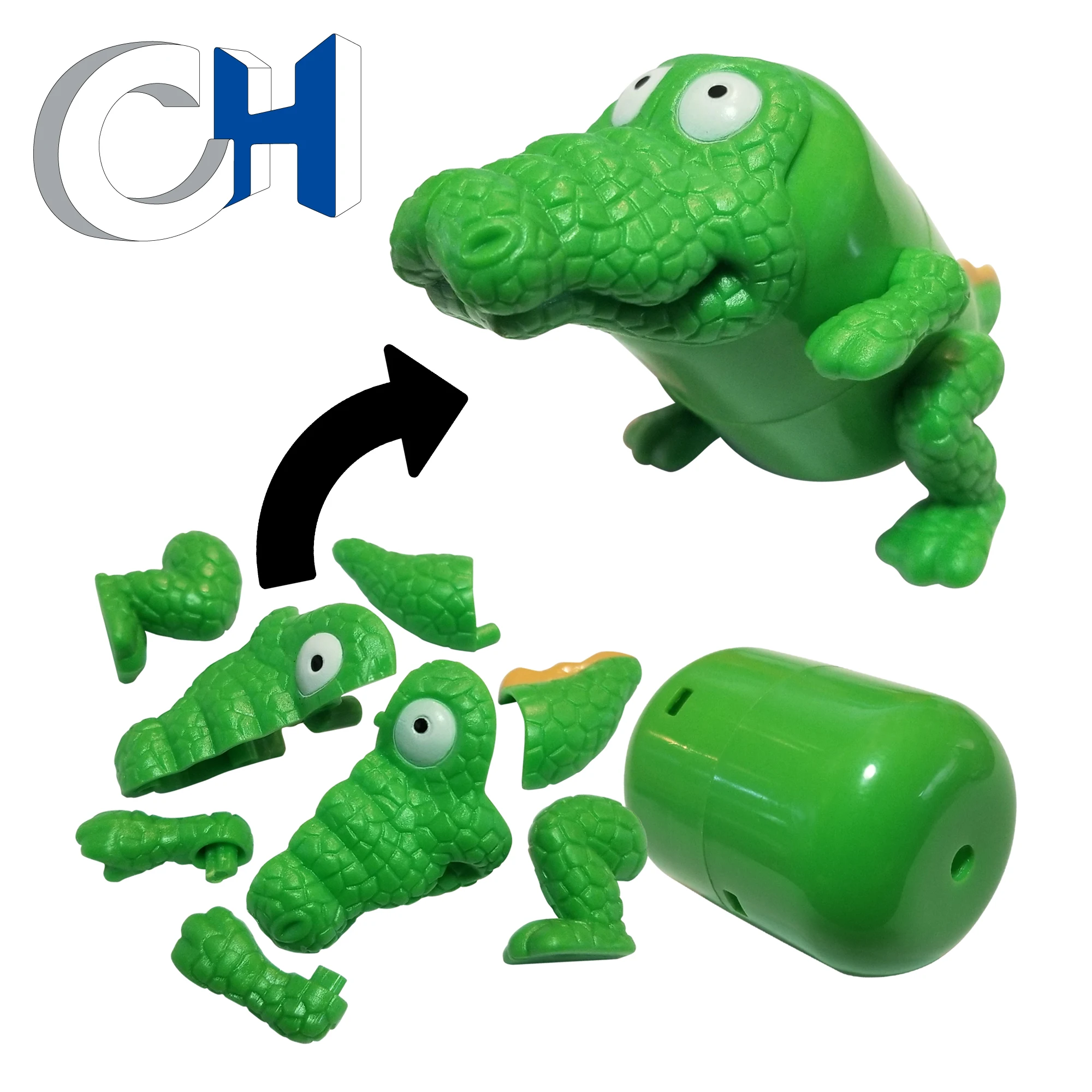 Factory price Funny Multicolor plastic Animal toys in capsule