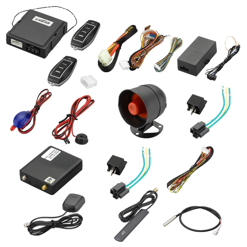 4G New design GPS/GSM/GPRS smartphone APP 2-way car alarm with remote engine start