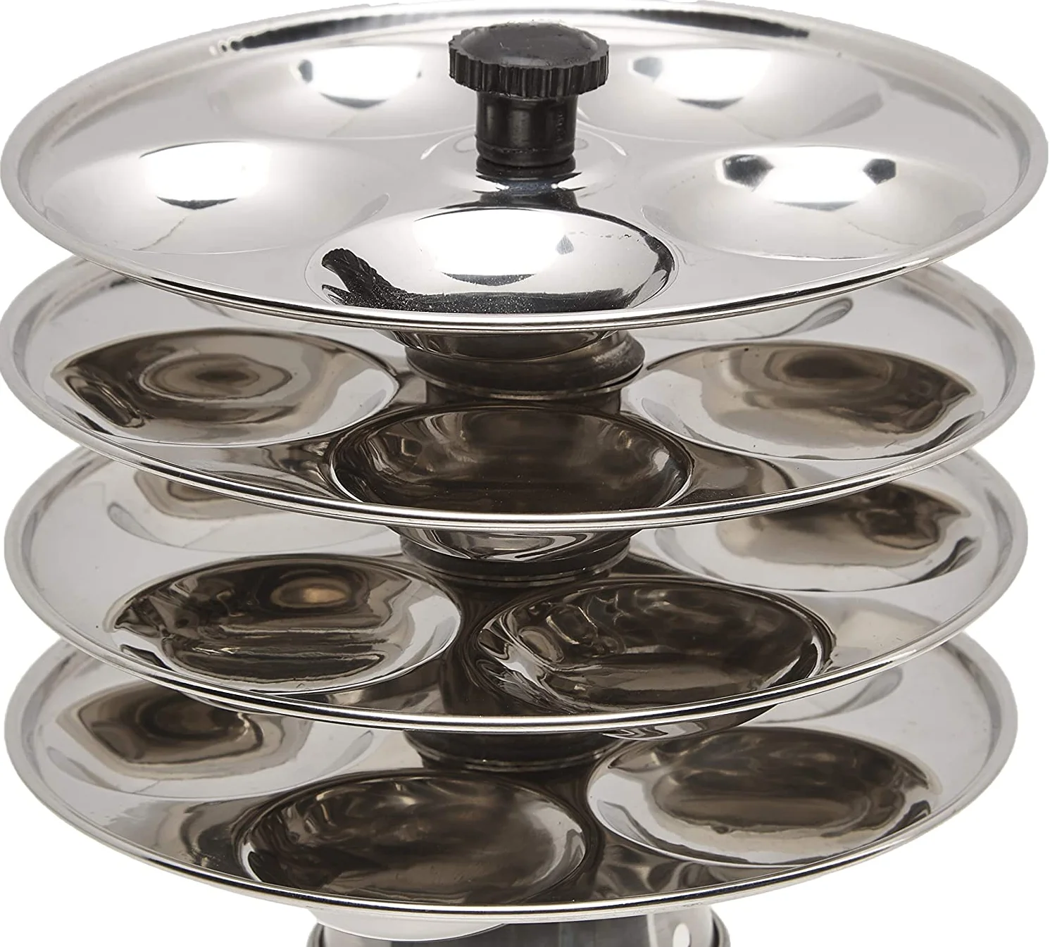 100 % high quality stainless steel 4 rack idli stand for making idli at home