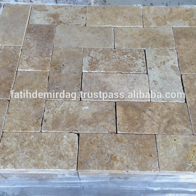 Травертин, 6x12 дюймов, углубление/влажное фото