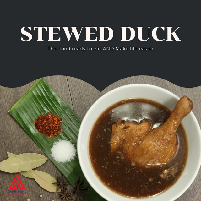 
Retort Food Stew Duck Soup manufactured by SD Suandusit 