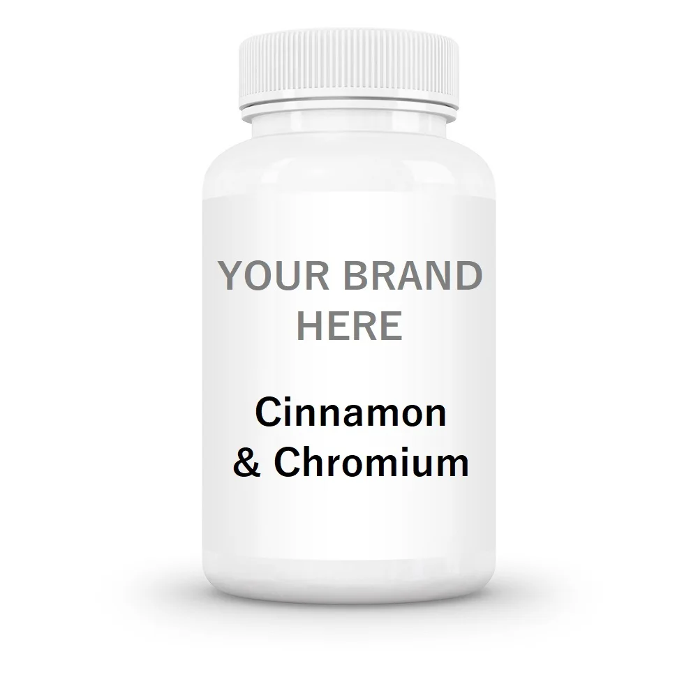 Cinnamon + Chromium  ( Sugar Free ) Gummies GMPc Private Label 60ct Chromium Supplement