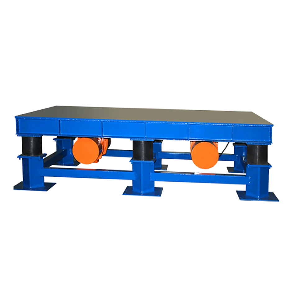 
Industrial easy to maintain shaking table for improving molds and cores using cold-binder process, from manufacturer 