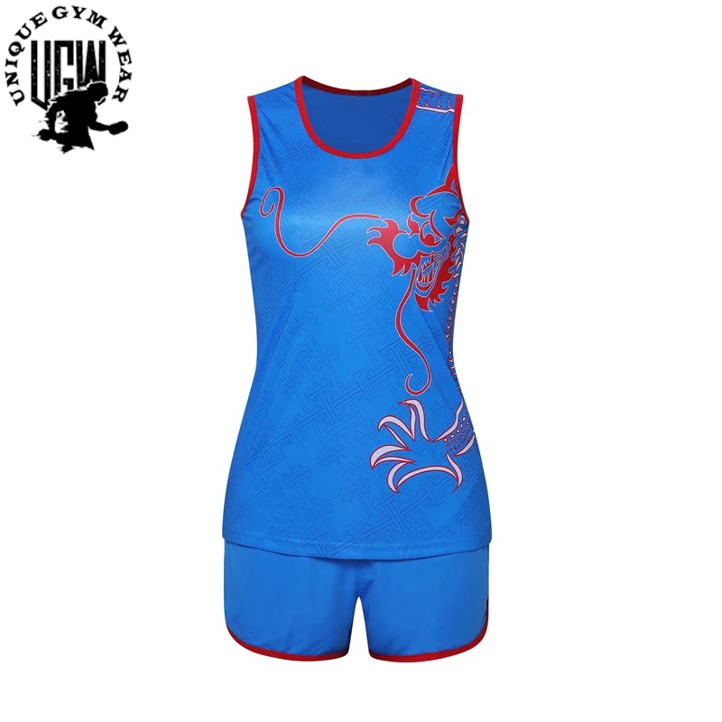 Track And Field Uniforms Sublimation Custom Track And Field Singlet Running Shorts For Men And Women