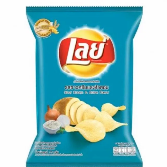 
Lays Chip Sour and Onion Flavor Smooth 50g 