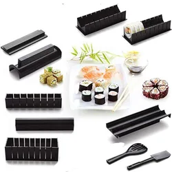Wholesale Supplier Cost Effective Plastic Beginners 11pc Set Most Popular Sushi Making Kit