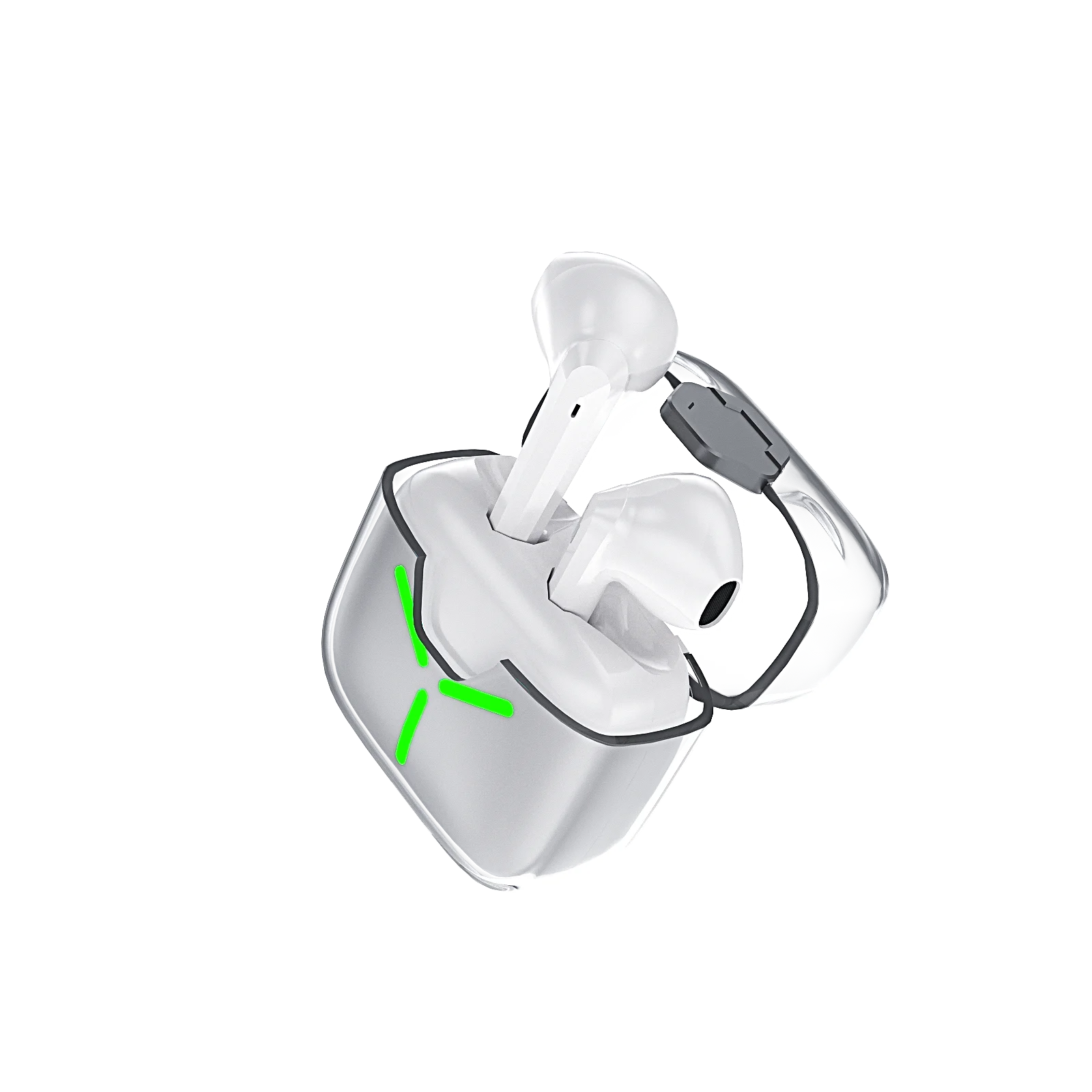 LED TWS earphones earbuds true wireless touch control waterproof TWS Popular Led Mobile Accessories BT 5.1 Wireless Earphones