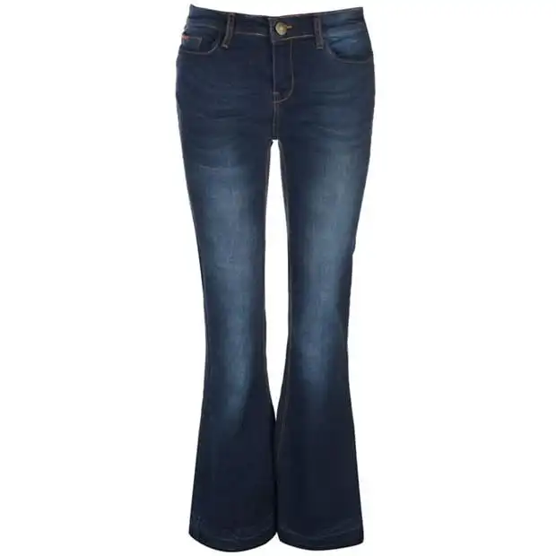 Women Five-pocket Jeans LOOSE Zipper Fly OEM Service Quick Dry Enzyme Wash Snow Wash Stonewashed Windproof Eco-friendly Pockets