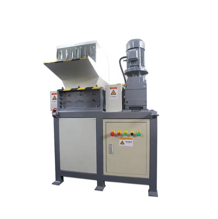 Fabric Shredding Double Shaft Shredder Machine Small Textile Shredder