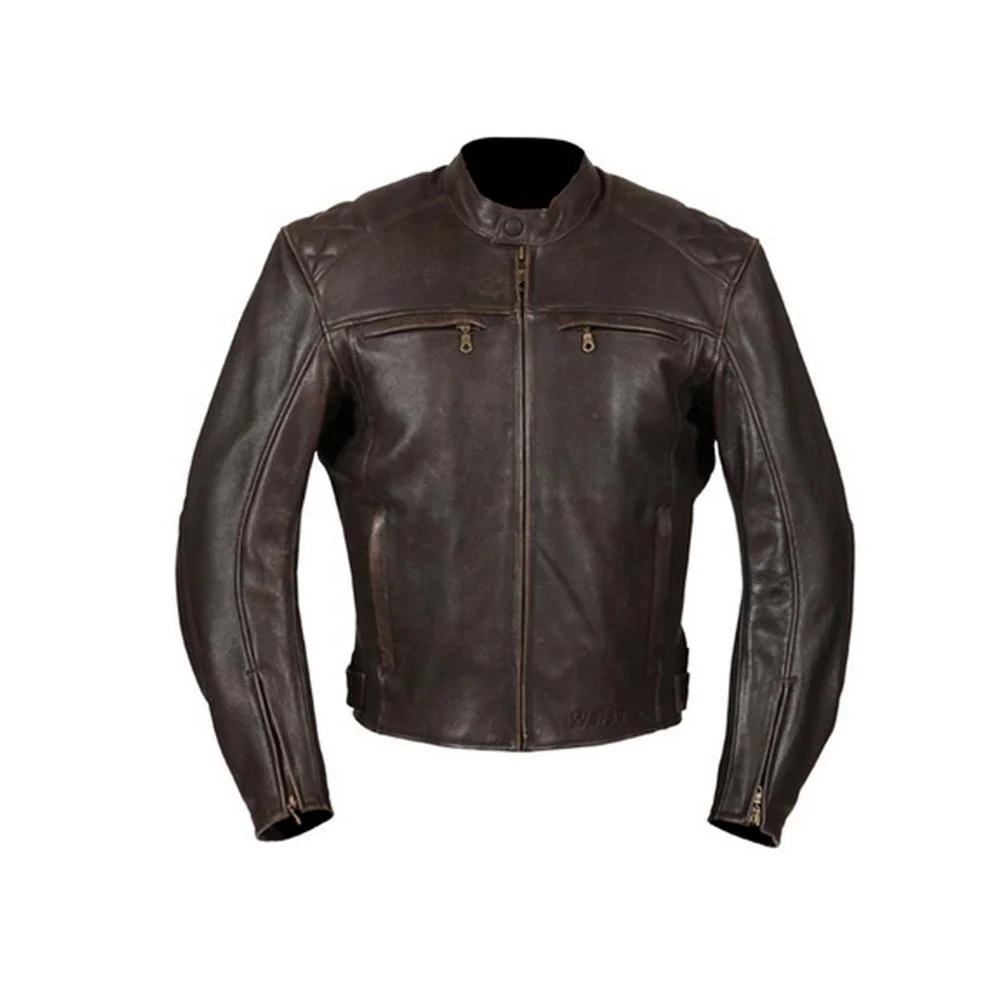 
Men Leather Motorbike Jacket Motocross Racing Jacket 