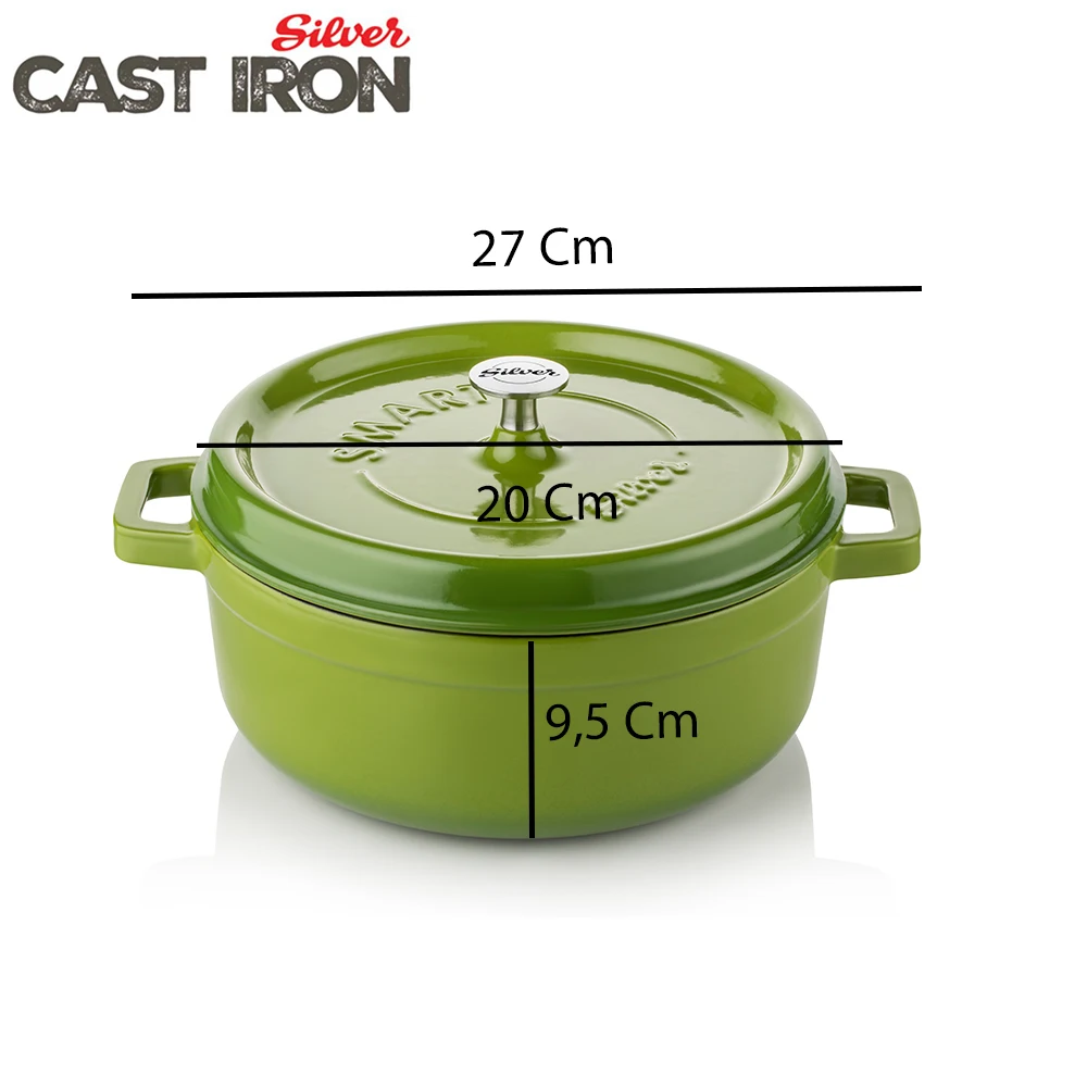 
Чугунные голландские духовки кухонные инструменты для приготовления пищи антипригарный эмалированный горшок с крышкой Сделано в Турции 