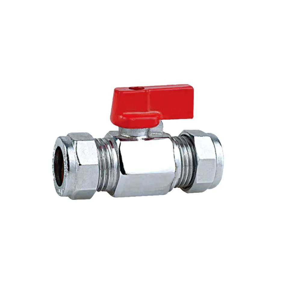 High pressure brass ball valve plated nickel DN15 - DN50 fire fighting system wholesale manufacturer in Vietnam