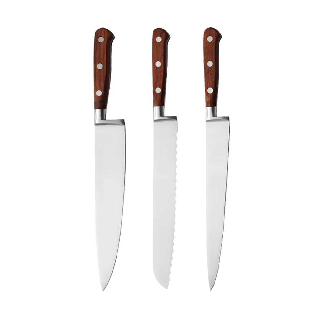  Из нержавеющей стали нож шеф-повара набор OEM 8-дюймовый поварский для резки мяса кухонная утварь тесак кухонных керамических ножей