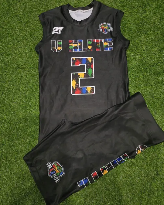 Sublimated 7v7 Football Uniform Compression Wear 7 on 7 Football Uniform Custom Design OEM Service American Football Jersey Boys