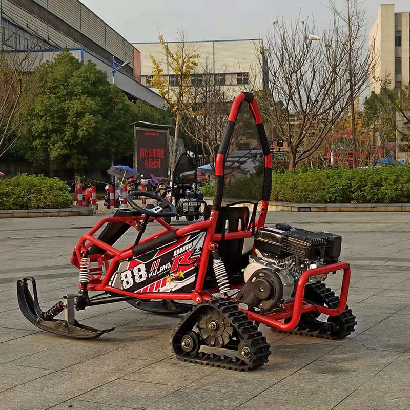 Winter Sports cheap atv snowmobiles 200cc go cart snow mobile for kids gasoline snow scooter