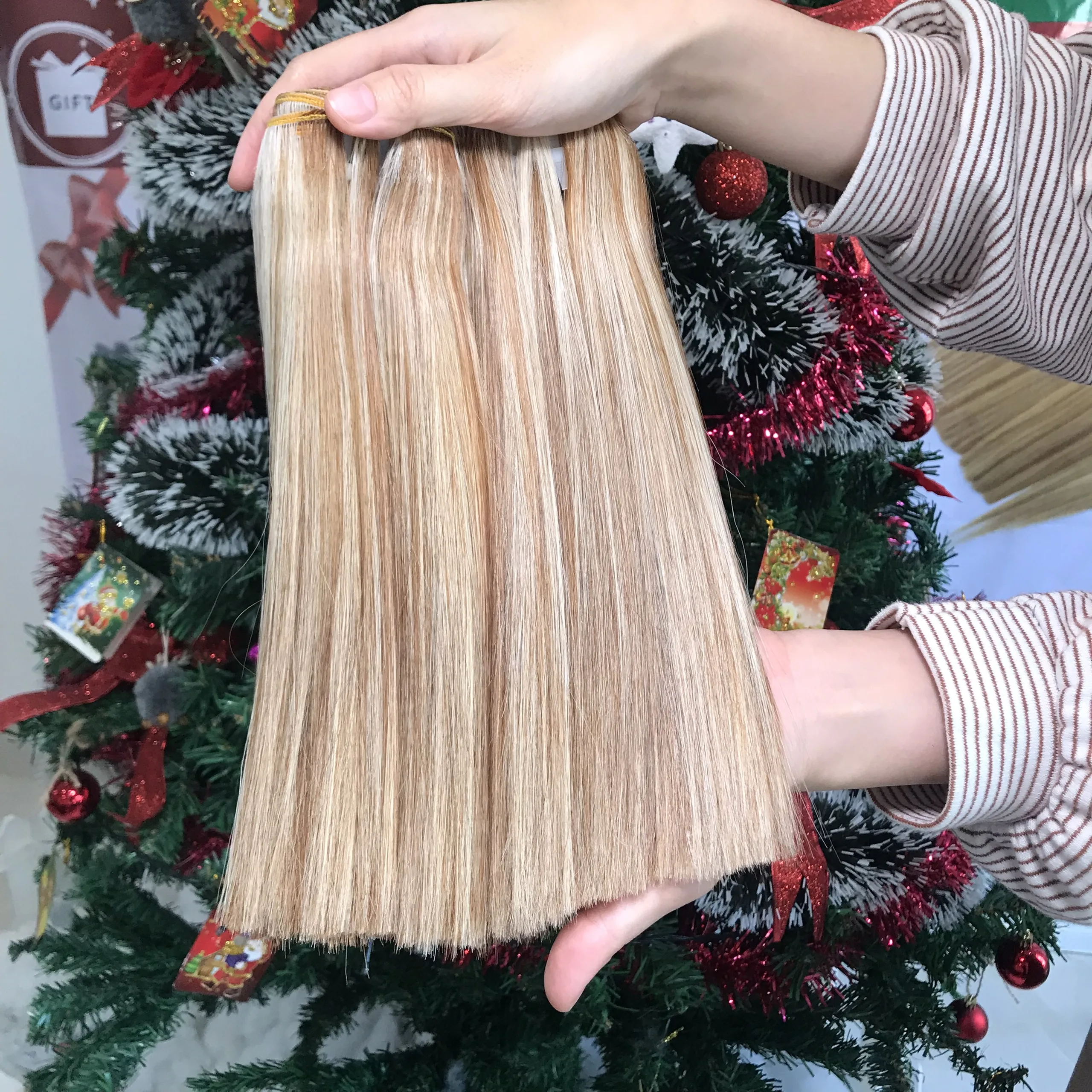 Прямые волосы из вьетнамских волос с застежкой человеческие для наращивания от вьетнамского производителя