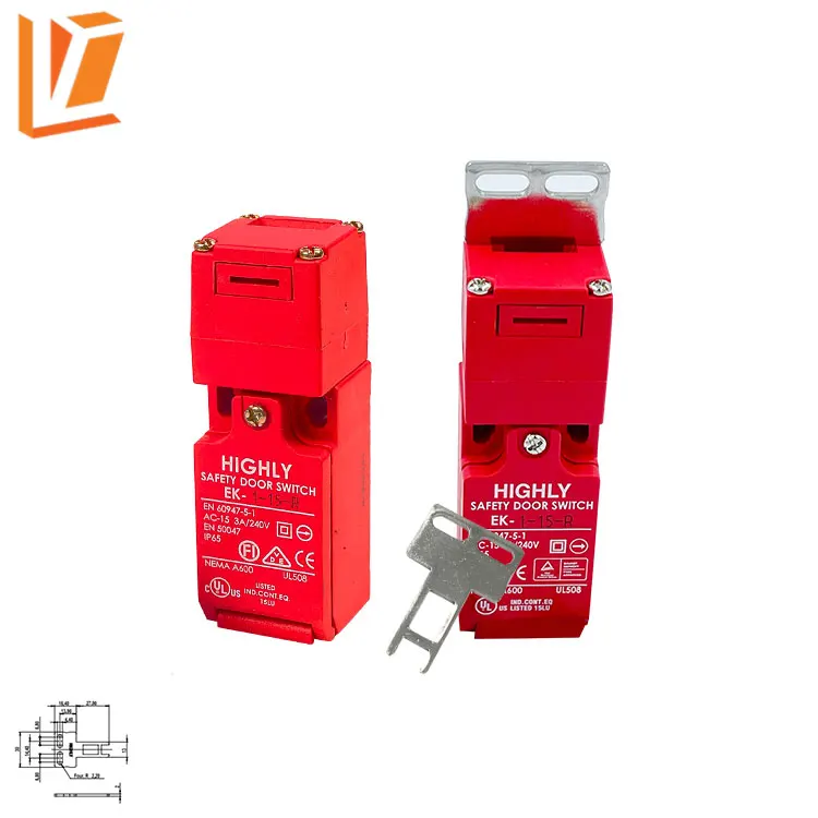 EK-6-55-F Flat ip65 limit switches