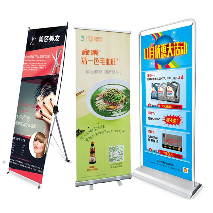 Faser Delivery Advertisement Rack Display New Design Roll up Display Led Unique Fashion Banner Roll up