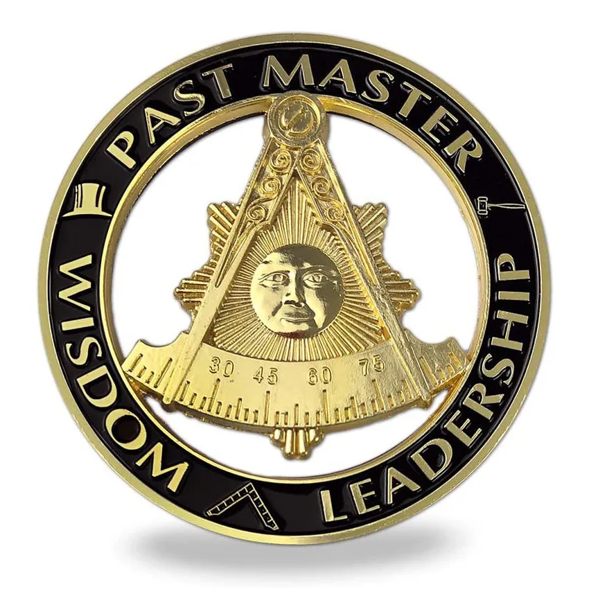 Оптовая продажа, Оригинальные металлические масонские монеты из мягкой эмали