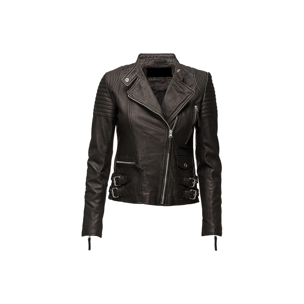  Custom Slim Short Genuine Leather Jacket yellow/Latest Ladies Jacket/Unique Design Biker